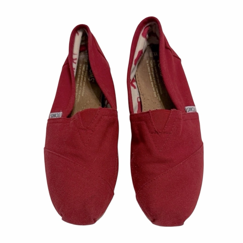 Toms Red Women's Flats